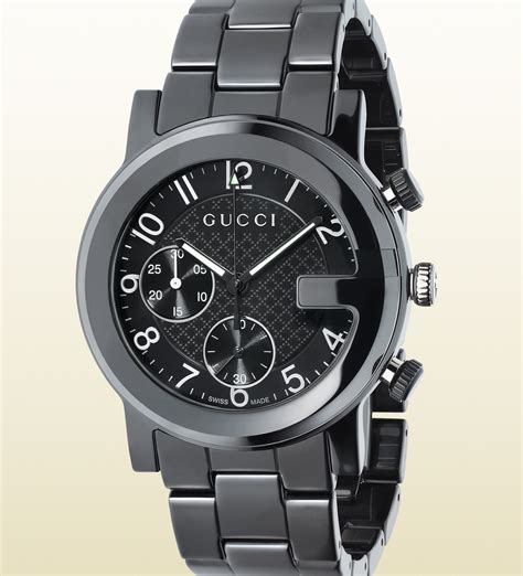 gucci watch mens gold and black|discount Gucci watches for men.